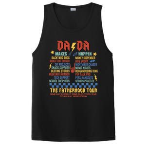 Dada Tours Funny Dad Daddy Fathers Day PosiCharge Competitor Tank