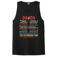 Dada Tours Funny Dad Daddy Fathers Day PosiCharge Competitor Tank