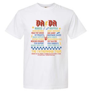 Dada Tours Funny Dad Daddy Fathers Day Garment-Dyed Heavyweight T-Shirt