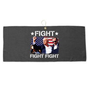 Donald Trump Fight Fist 2024 Large Microfiber Waffle Golf Towel