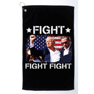 Donald Trump Fight Fist 2024 Platinum Collection Golf Towel