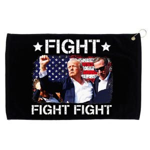 Donald Trump Fight Fist 2024 Grommeted Golf Towel