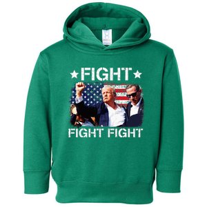 Donald Trump Fight Fist 2024 Toddler Hoodie