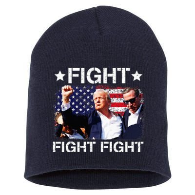 Donald Trump Fight Fist 2024 Short Acrylic Beanie