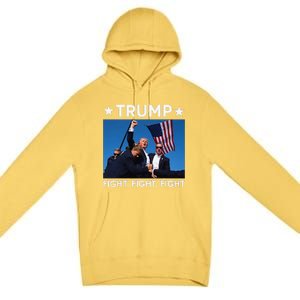 Donald Trump Fight Fist 2024 Premium Pullover Hoodie