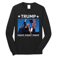 Donald Trump Fight Fist 2024 Long Sleeve Shirt