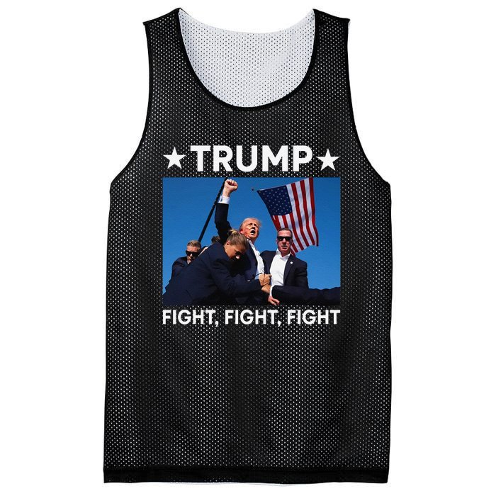 Donald Trump Fight Fist 2024 Mesh Reversible Basketball Jersey Tank