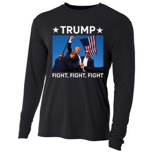 Donald Trump Fight Fist 2024 Cooling Performance Long Sleeve Crew