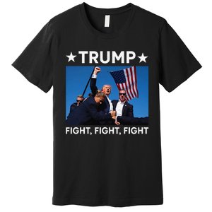 Donald Trump Fight Fist 2024 Premium T-Shirt