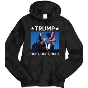 Donald Trump Fight Fist 2024 Tie Dye Hoodie