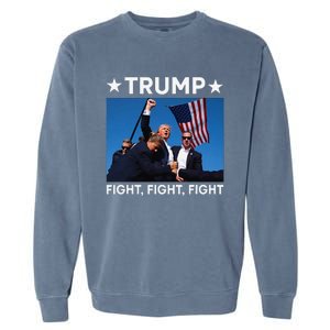 Donald Trump Fight Fist 2024 Garment-Dyed Sweatshirt