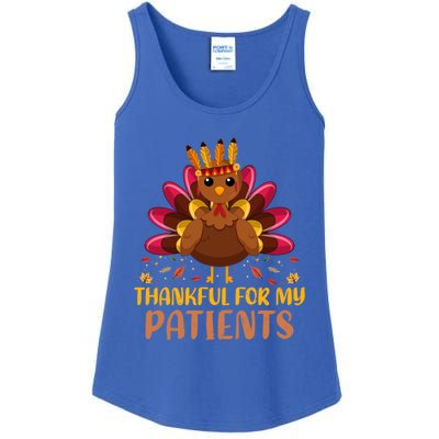 Doctor Thankful For My Patients Nurse Thanksgiving Meaningful Gift Ladies Essential Tank