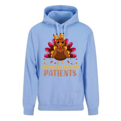 Doctor Thankful For My Patients Nurse Thanksgiving Meaningful Gift Unisex Surf Hoodie