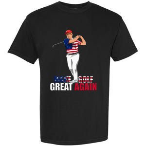 Donald Trump Funny Golf Gift Garment-Dyed Heavyweight T-Shirt