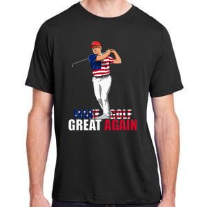 Donald Trump Funny Golf Gift Adult ChromaSoft Performance T-Shirt