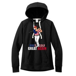 Donald Trump Funny Golf Gift Women's Fleece Hoodie