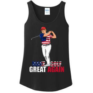 Donald Trump Funny Golf Gift Ladies Essential Tank