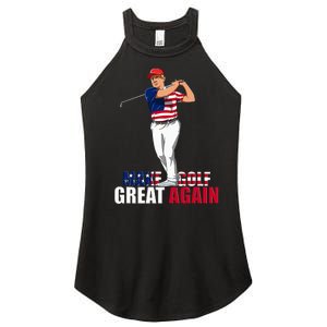 Donald Trump Funny Golf Gift Women's Perfect Tri Rocker Tank