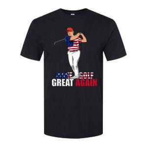 Donald Trump Funny Golf Gift Softstyle CVC T-Shirt