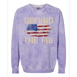 Defund The Fbi Antigovernment Political Colorblast Crewneck Sweatshirt