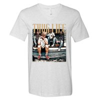 Donald Trump Friends Thug Life V-Neck T-Shirt