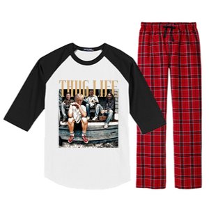 Donald Trump Friends Thug Life Raglan Sleeve Pajama Set