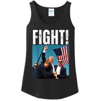 Donald Trump Fight Fist 2024 Ladies Essential Tank