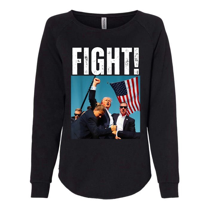 Donald Trump Fight Fist 2024 Womens California Wash Sweatshirt