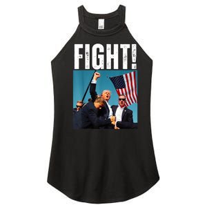 Donald Trump Fight Fist 2024 Women's Perfect Tri Rocker Tank