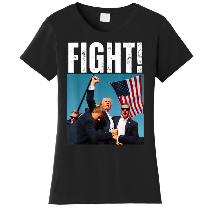 Donald Trump Fight Fist 2024 Women's T-Shirt