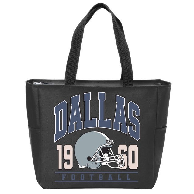 Dallas Texas Football Zip Tote Bag