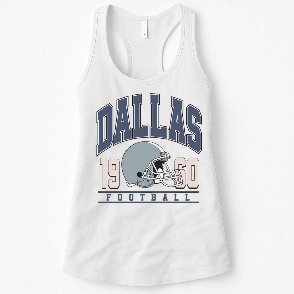 Dallas Texas Football Womens Tank Top