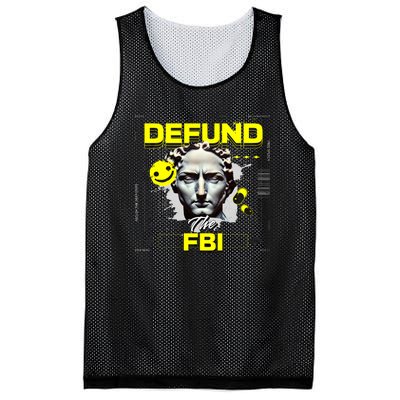 Defund The FBI Conservative MAGA Republican Mesh Reversible Basketball Jersey Tank