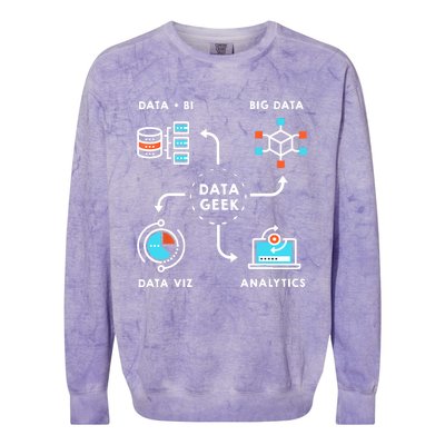 Data Tshirt For Data Scientists, Analysts And Engineers TShirt Colorblast Crewneck Sweatshirt