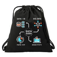 Data Tshirt For Data Scientists, Analysts And Engineers TShirt Drawstring Bag