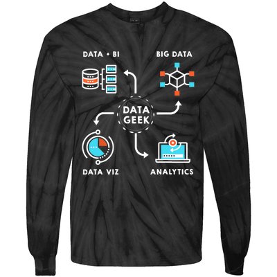 Data Tshirt For Data Scientists, Analysts And Engineers TShirt Tie-Dye Long Sleeve Shirt