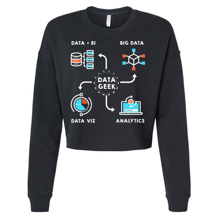Data Tshirt For Data Scientists, Analysts And Engineers TShirt Cropped Pullover Crew