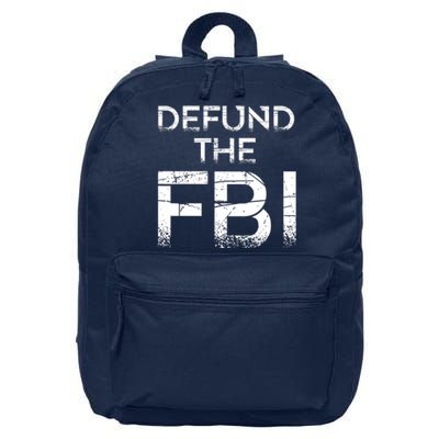 Defund The FBI Vintage Design 16 in Basic Backpack