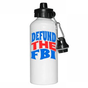 Defund The FBI Conservative MAGA Republican Aluminum Water Bottle