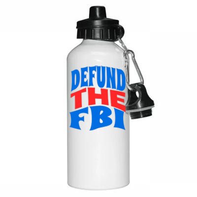 Defund The FBI Conservative MAGA Republican Aluminum Water Bottle 