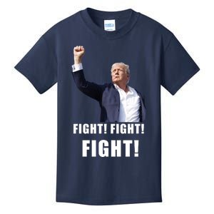 Donald Trump Fight Fighting Fighters Supporters Americans Kids T-Shirt