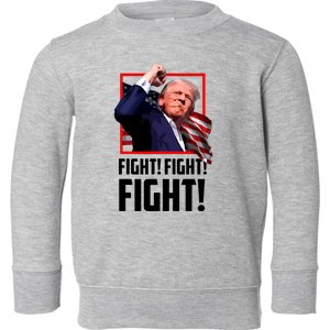 Donald Trump Fight Fighting Fighters Supporters Americans Toddler Sweatshirt