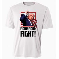 Donald Trump Fight Fighting Fighters Supporters Americans Cooling Performance Crew T-Shirt