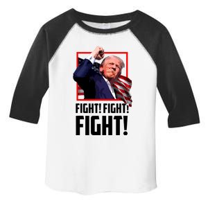 Donald Trump Fight Fighting Fighters Supporters Americans Toddler Fine Jersey T-Shirt