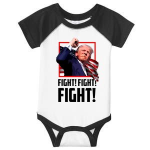 Donald Trump Fight Fighting Fighters Supporters Americans Infant Baby Jersey Bodysuit