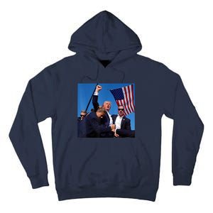 Donald Trump Fight Fist 2024 Tall Hoodie