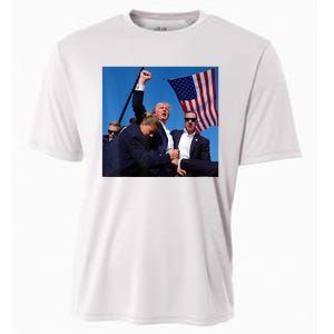 Donald Trump Fight Fist 2024 Cooling Performance Crew T-Shirt