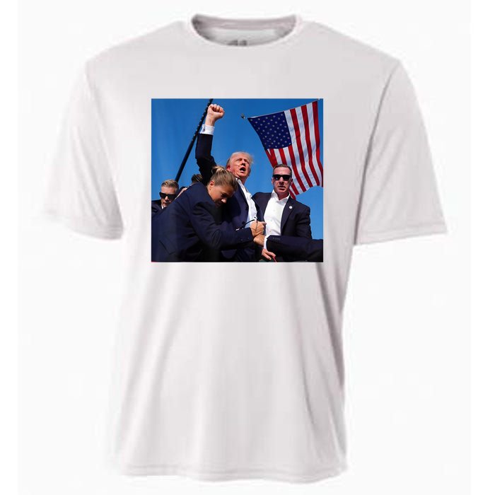 Donald Trump Fight Fist 2024 Cooling Performance Crew T-Shirt