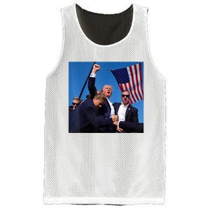 Donald Trump Fight Fist 2024 Mesh Reversible Basketball Jersey Tank