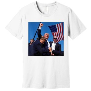 Donald Trump Fight Fist 2024 Premium T-Shirt